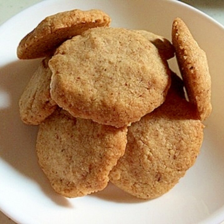 アーモンド風味のオレンジピールクッキー